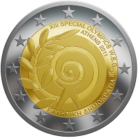 2 Euro Griekenland 2011 XIII Special Olympics World Summer Games