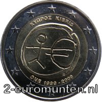 2 Euromunten Cyprus Overzicht