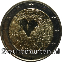 2 Euromunt van Finland uit 2008 met het motief 60e Verjaardag Verklaring Rechten van de Mens