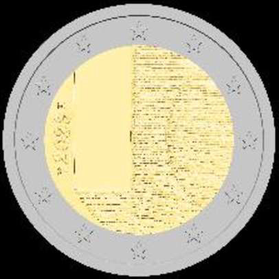 2 Euromunt van Finland uit 2025 met het motief Finse staatsbezoeken - diplomatie en buitenlands beleid