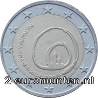 2 Euromunt van Slovenië uit 2013 met het motief De 800ste verjaardag van de ontdekking van de Grotten van Postojna