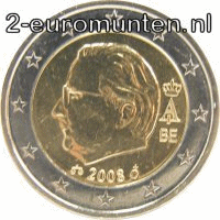 Verschil van de 2 Euro  munt uit België van 2008 en 2009